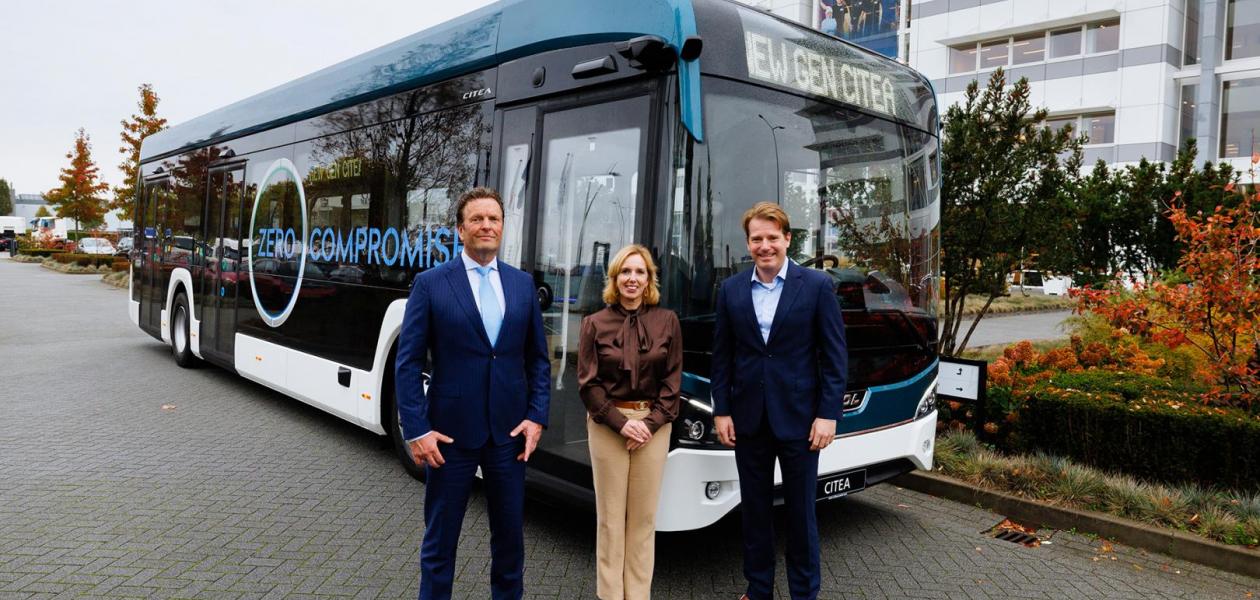 Weitere Ökologisierung des öffentlichen Nahverkehrs durch die Provinz Nordbrabant und Arriva mit 64 VDL Citeas der neuen Generation